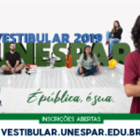 Estão abertas as inscrições para o Vestibular Unespar 2019 2020