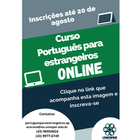 Unespar Oferta Curso De Portugu S Para Estrangeiros Universidade