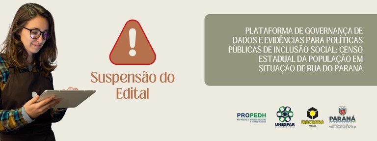 Censo Estadual da População em Situação de Rua do Paraná