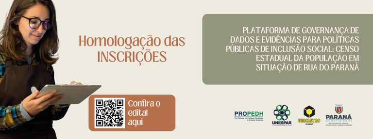 Censo Estadual da População em Situação de Rua do Paraná