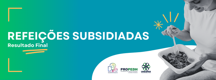Refeições Subsidiadas 2025