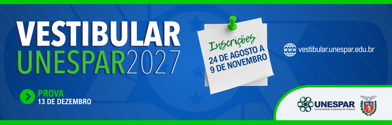 Vestibular Unespar 2027 está com inscrições abertas