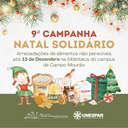 9º Natal Solidário da biblioteca do campus de Campo Mourão segue até 13 de dezembro