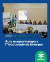 Aula magna inaugura 1º doutorado da Unespar Aula magna inaugura 1º doutorado da Unespar