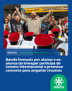 Banda formada por alunos e ex-alunos da Unespar participa de torneio internacional e promove concerto para angariar recursos Banda formada por alunos e ex-alunos da Unespar participa de torneio internacional e promove concerto para angariar recursos