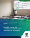 Sala de aula de Apucarana é dedetizada - Foto: Campus de Apucarana