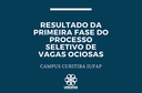 Campus Curitiba II/FAP: primeira fase do Processo Seletivo de Vagas Ociosas tem resultado divulgado