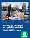 Campus de Paranaguá arrecada 1,3 toneladas de alimentos em 1º Trote Solidário