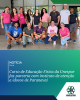 Colaboração inclui colegiado de Fisioterapia de centro universitário privado e visa à avaliação e ao acompanhamento de atividades corporais da terceira idade