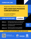 Curso on-line e live para debater inclusão como direito fundamental