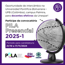 Docentes efetivos podem se inscrever para intercâmbio na Colômbia