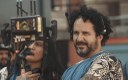 Aly Muritiba durante gravações da série Cidade de Deus, nova produção da HBO Max e da O2 Filmes