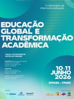 A programação acontecerá no campus de Curitiba II/FAP

