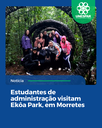 Estudantes de administração visita Ekôa Park, em Morretes