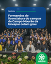 Formandos de licenciatura do campus de Campo Mourão da Unespar colam grau Formandos de licenciatura do campus de Campo Mourão da Unespar colam grau