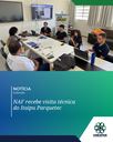 Equipe do NAF em reunião com analistas do Itaipu Parquetec