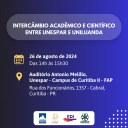 Oportunidade de intercâmbio acadêmico e científico é tema de palestra