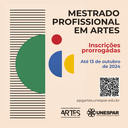  Pós-graduação em Artes prorroga inscrições