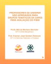 Professores aprovados para GT da Capes para avaliação do Pibid