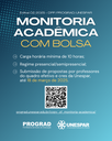 Professores podem submeter plano de trabalho para aderir ao Programa de Monitoria