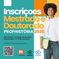 Programa oferece 12 vagas para o mestrado e 3 para o doutorado, o primeiro da instituição 