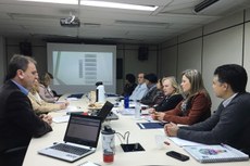 Reunião aconteceu no escritório da reitoria, em Curitiba