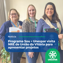 Programa Sou + Unespar visita NRE de União da Vitória para apresentar projetos