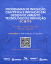 PRPPG abre seleção de projetos de IC & ITI para ciclo 2025-26 em março