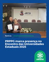 O diretor de Pós-graduação, Adilson Anacleto, e a pró-reitora da PRPPG, Thais Gaspar