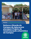Reitora e Direção do Campus de Apucarana planejam Projeto de reestruturação urbanística do Campus 
