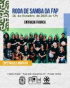 Roda de samba da FAP se apresenta no Teatro Paiol