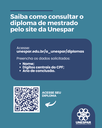 Saiba como consultar o diploma de mestrado pelo site da Unespar