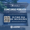 Último dia de inscrições para concurso público da Unespar