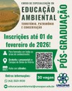 Unespar abre 30 vagas gratuitas para especialização em Educação Ambiental