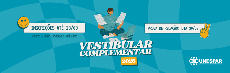 Unespar abre inscrições para Vestibular Complementar 