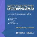 Unespar anuncia PSS para contratação de Agente Universitário 