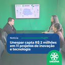 Unespar capta R$ 2 milhões em 11 projetos de inovação e tecnologia
