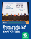 Unespar participa do VI Congresso da Sociedade de Análise de Risco Latino-Americana