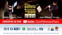 Unespar promove concerto Duo Palheta ao Piano