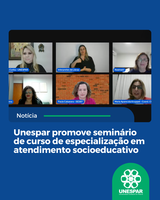 Evento EaD contou com a parceria de Seju, Seti, Sedef e UVPR