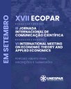 Unespar vai realizar XVII Ecopar e eventos internacionais de Economia em setembro