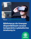 Biblioteca disponibilizam acesso temporário à plataforma Anatomy.tv