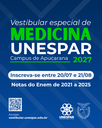 Inscrições para Vestibular Especial de Medicina iniciam hoje